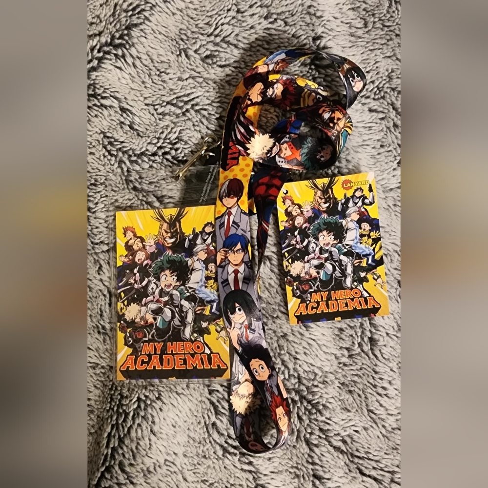 My Hero Academia Lanyard with ID Holder - Multicolor